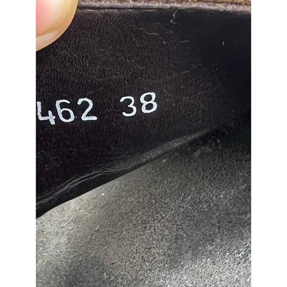 Mephisto Genuine Leather Slide Comfort Sandals In Beige 38/8 - Picture 8 of 8